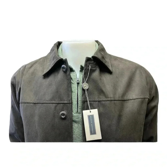 Nexus Apparel Brown Faux Suede Lined Jacket Size Small - Picture 5 of 14